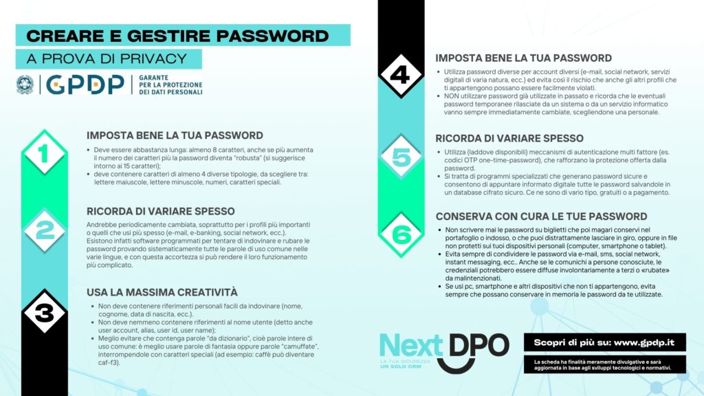 Creare e Gestire Password